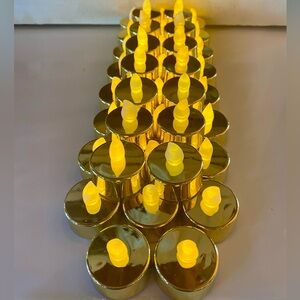 Flameless LED tea light candles